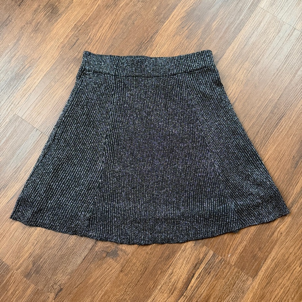 Xhilaration Sparkly Stretchy Knit Mini Skirt NWT